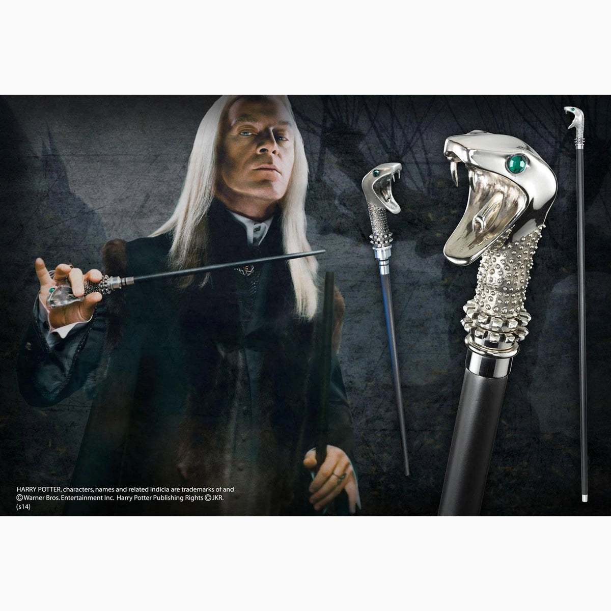 Harry Potter réplique canne / baguette de Lucius Malefoy - Image 1