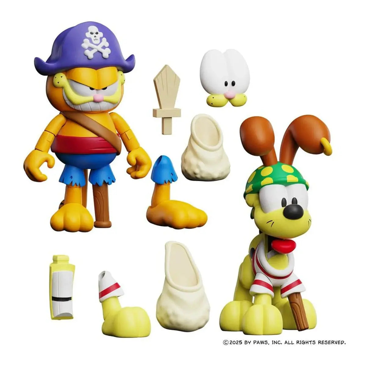 Garfield  pack 2 figurines Pirate Garfield and Pirate Odie - Image 7