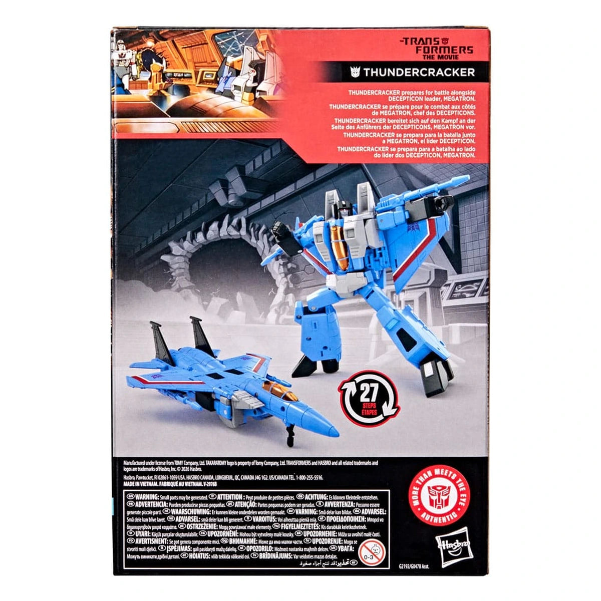 The Transformers: The Movie Studio Series Voyager Class figurine Thundercracker 16 cm - Image 3