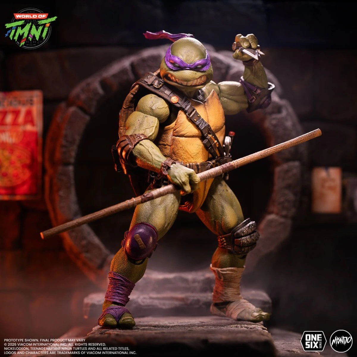 TMNT Tortue Ninja Mondo 1/6 Scale Donatello - Image 4