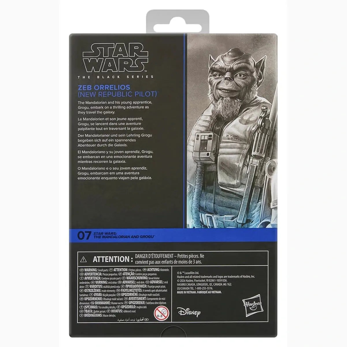 Star Wars : Le Mandalorien et Grogu Black Series figurine Garazeb “Zeb” Orrelios 15 cm - Image 4