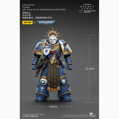 Warhammer 40,000 figurine Ultramarines Torvald with Power Sword, Stormshield and Bolt Pistol 13 cm - Image 5