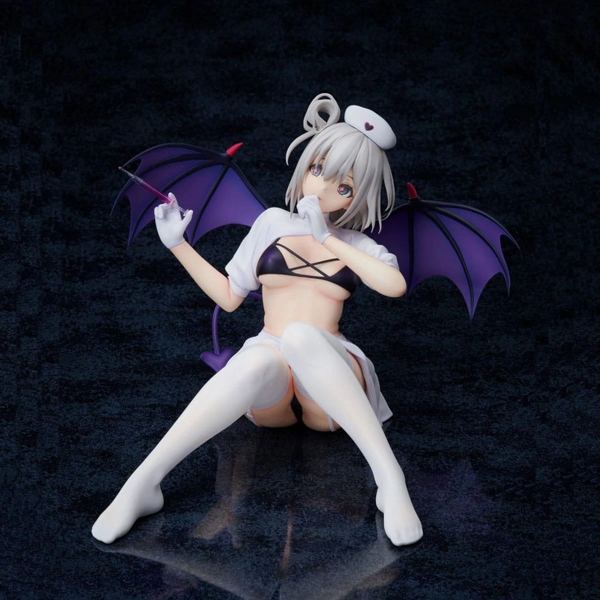 Azur Lane statuette PVC 1/4 Manchester: Midnight Devil in White 18 cm - Image 5