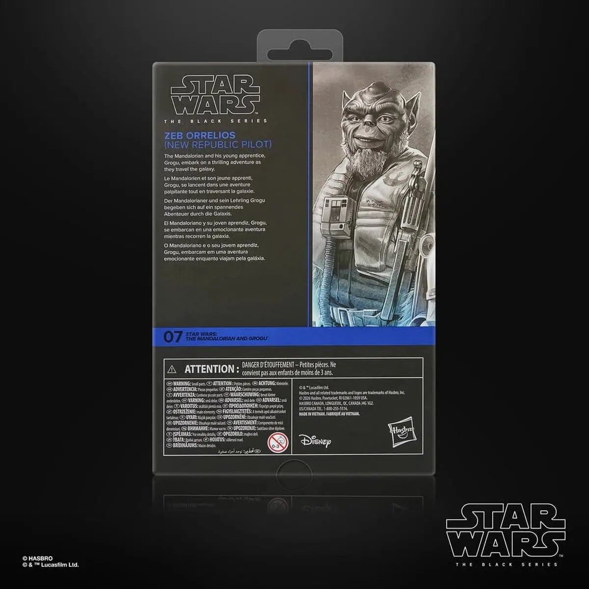 Star Wars : Le Mandalorien et Grogu Black Series figurine Garazeb “Zeb” Orrelios 15 cm - Image 3