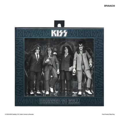 KISS pack 4 figurines Dressed to Kill Album Cover 18 cm - Image 3