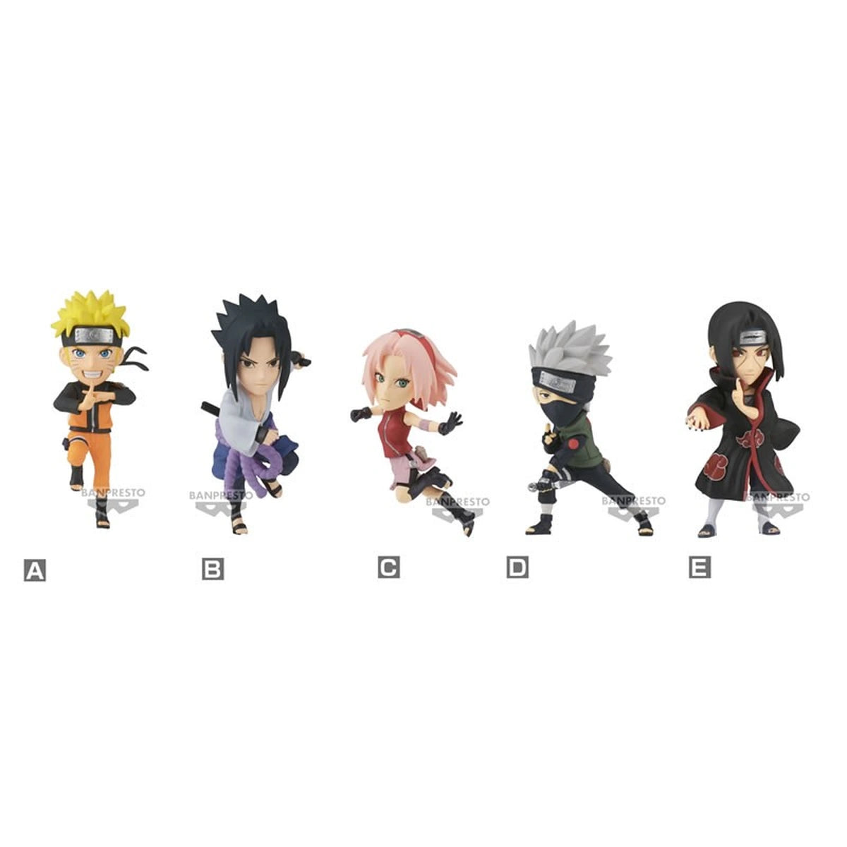 NARUTO SHIPPUDEN WORLD COLLECTABLE FIGURE x 12 - Image 1