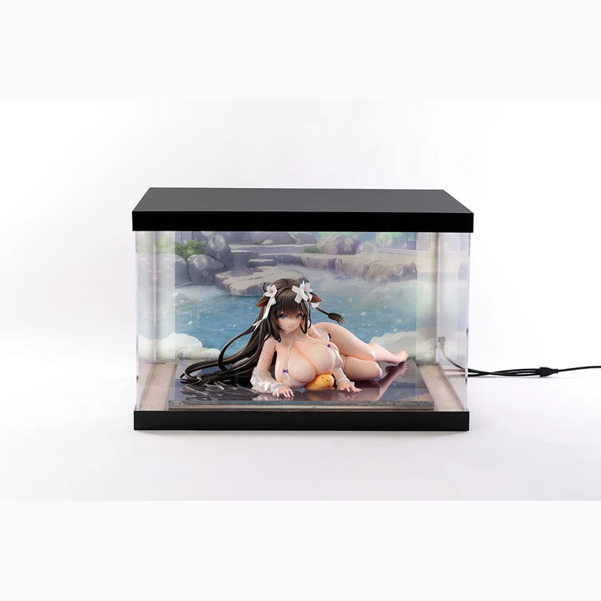 Azur Lane présentoir vitrine acrylique avec éclairage pour figurine Kashino Hot Springs Relaxation - Image 5