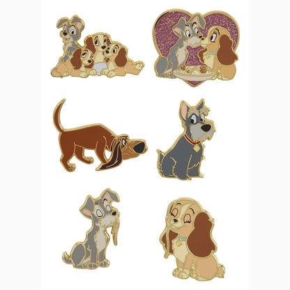 Disney by Loungefly présentoir pin's émaillés Lady and the Tramp Blind (12) - Image 3