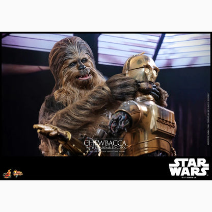 Star Wars Episode V figurine Movie Masterpiece 1/6 Chewbacca with Disassembled C-3PO 36 cm - Image 5