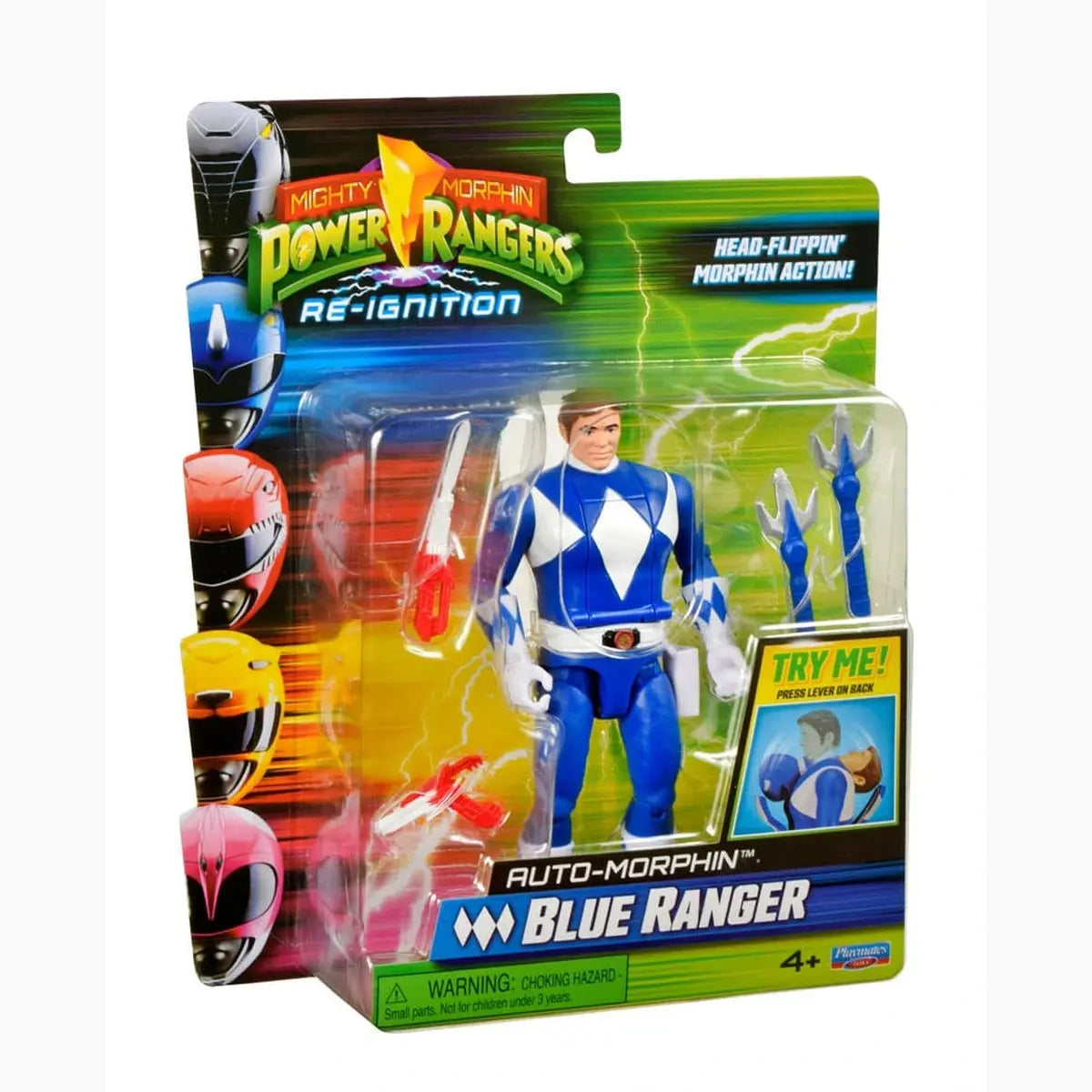 Power Rangers Figurine Auto-Morphin Blue Ranger 12 cm - Image ajoutée 17