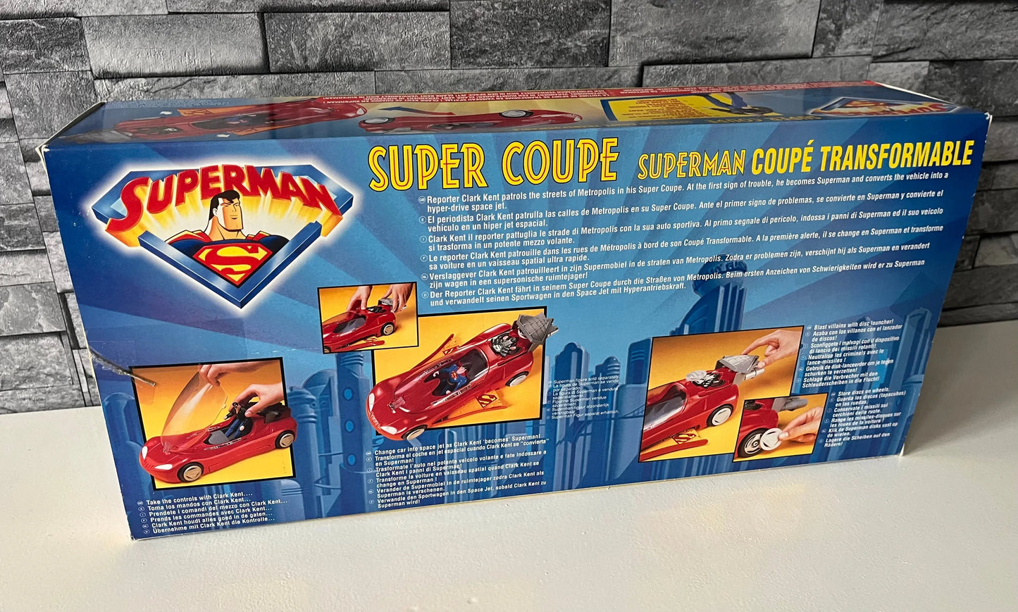Superman Super Coupé et Clark Kent / Superman Animated Series 1996 - Rue Du Retro
