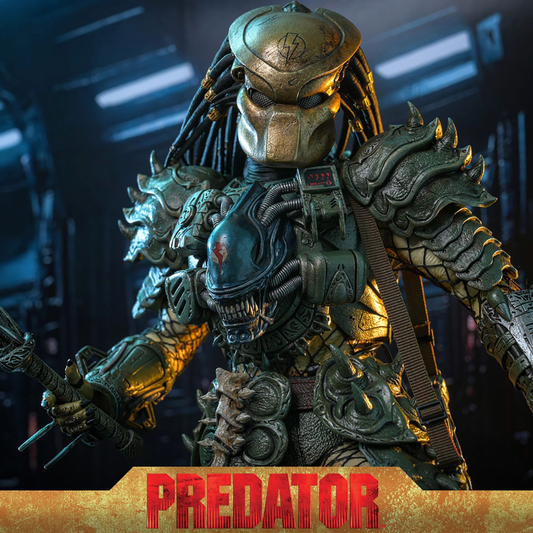 Alien vs. Predator figurine Comic Masterpiece 1/6 Broken Tusk Predator 35 cm Hot Toys