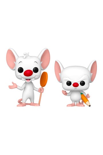 Animaniacs Minus et Cortex pack 2 POP! Television Vinyl figurines Pinky & The Brain 9 cm Funko