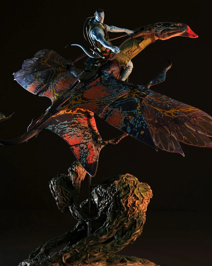 Avatar Recom Quaritch & RDA Banshee La Voie de l'eau figurine  (Gold Label) - Rue Du Retro