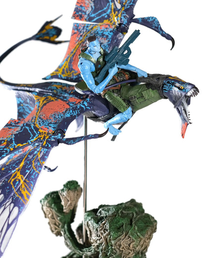 Avatar Recom Quaritch & RDA Banshee La Voie de l'eau figurine  (Gold Label) - Rue Du Retro