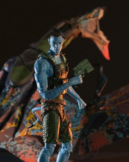 Avatar Recom Quaritch & RDA Banshee La Voie de l'eau figurine  (Gold Label) - Rue Du Retro