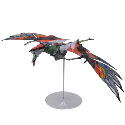 Avatar: Fire and Ash figurine Quaritch's new Banshee McFarlane Toys
