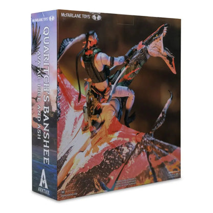 Avatar: Fire and Ash figurine Quaritch's new Banshee McFarlane Toys