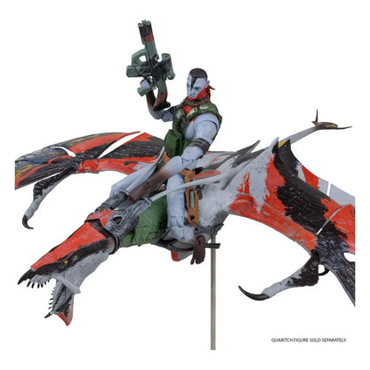 Avatar: Fire and Ash figurine Quaritch's new Banshee McFarlane Toys