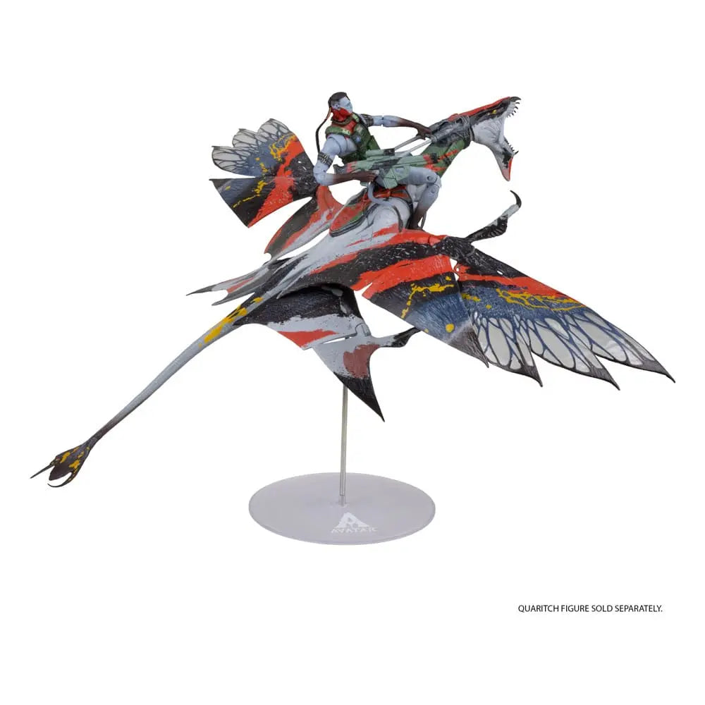 Avatar: Fire and Ash figurine Quaritch's new Banshee McFarlane Toys