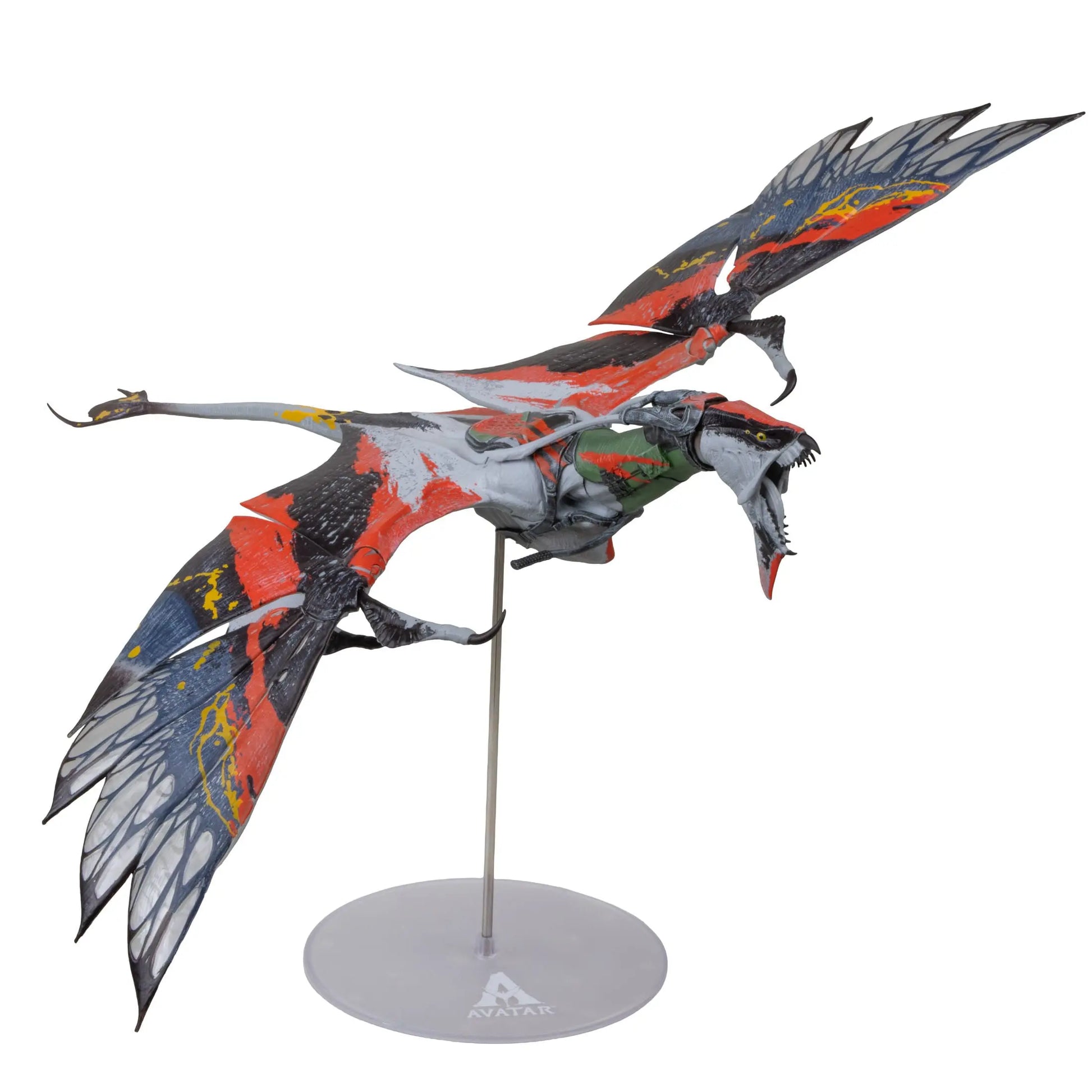 Avatar: Fire and Ash figurine Quaritch's new Banshee McFarlane Toys