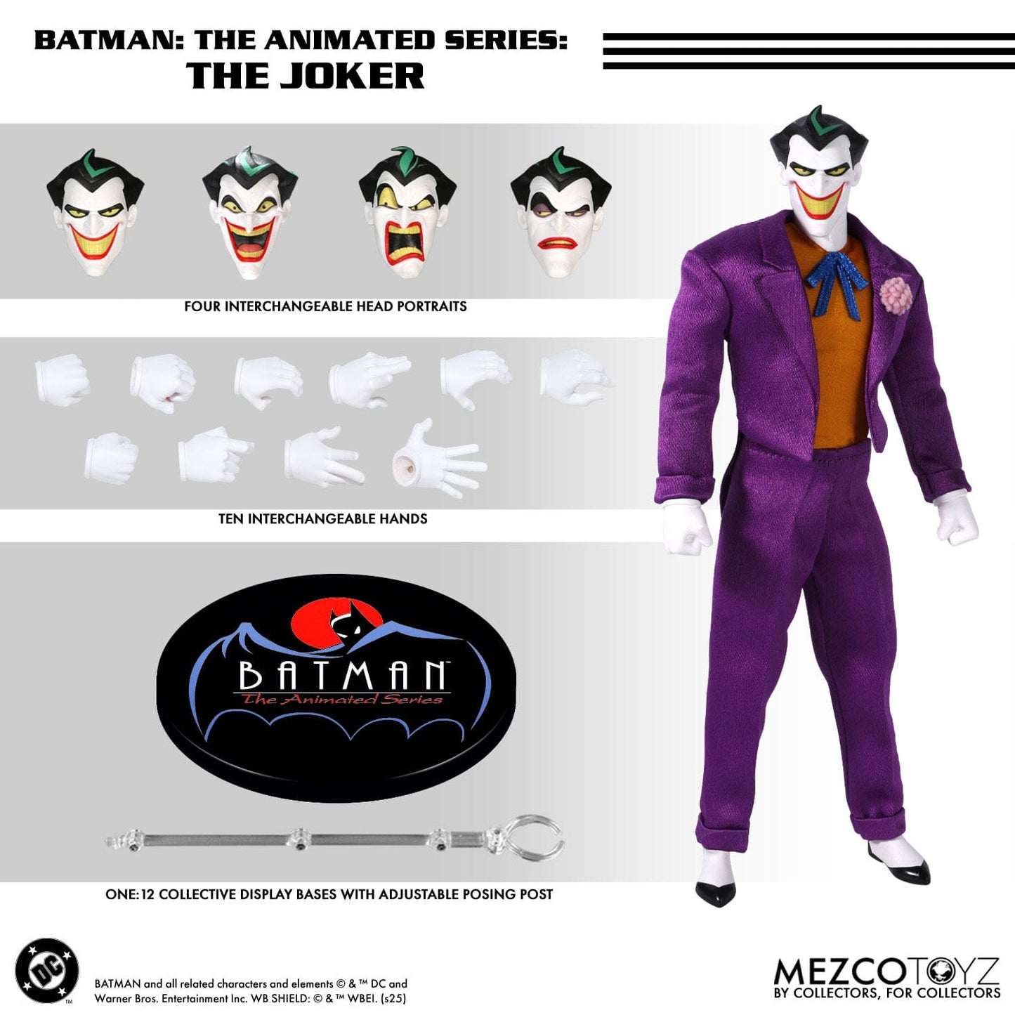 Batman Le Joker The Animated Series figurine 17 cm - Rue Du Retro