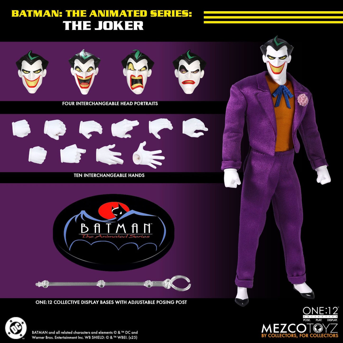 Batman Le Joker The Animated Series figurine 17 cm - Rue Du Retro