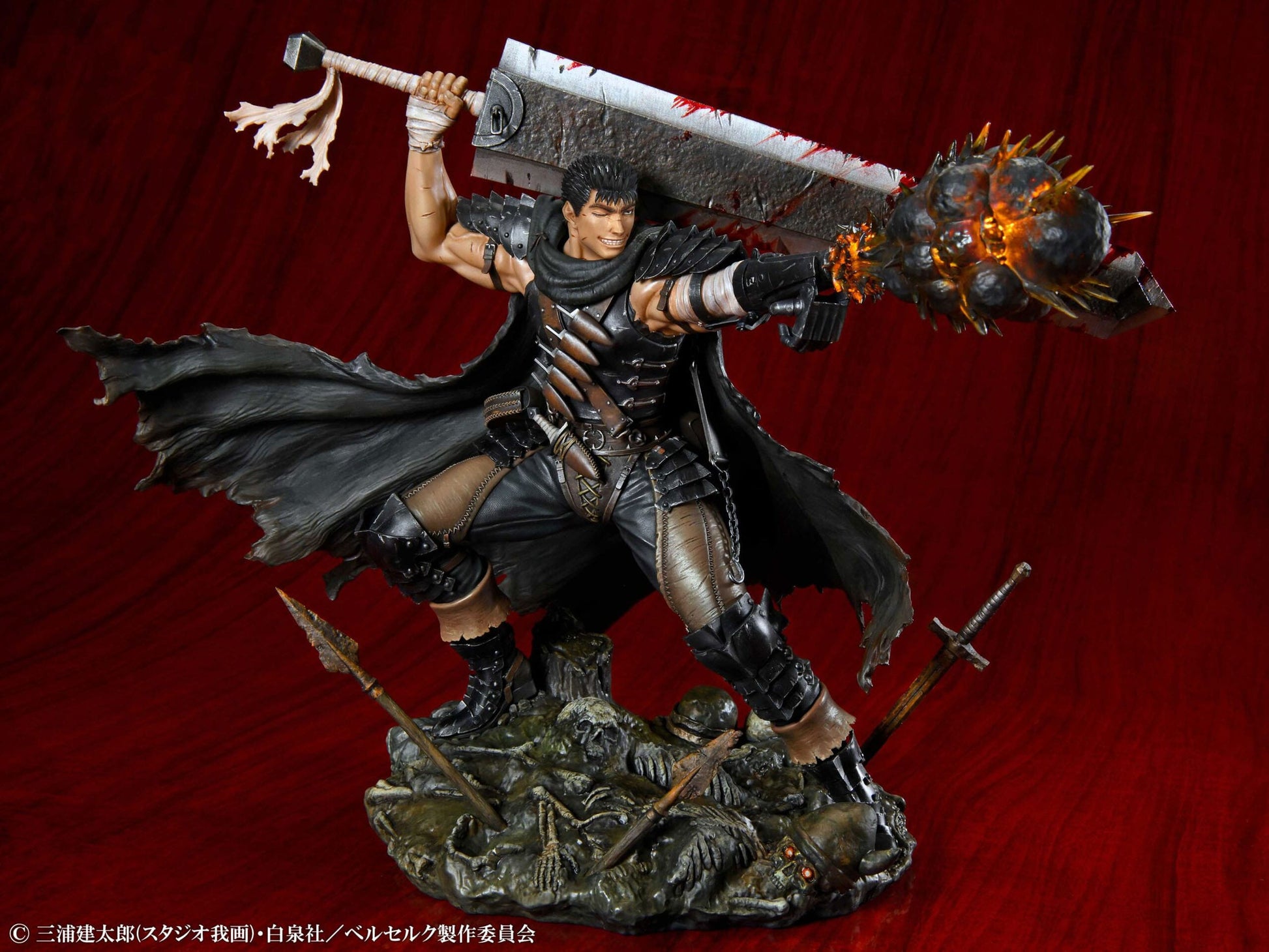 Berserk Guts Black Swordsman statuette PVC 1/7 Guts Black Swordsman Ver 26cm Medicos Entertainment