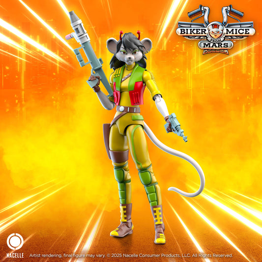 Biker Mice From Mars Les Motards de l'espace figurine Carbine 23 cm - Rue Du Retro