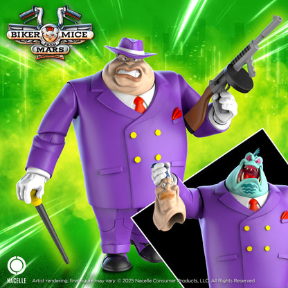 Biker Mice From Mars Les Motards de l'espace figurine Limburger 23 cm - Rue Du Retro