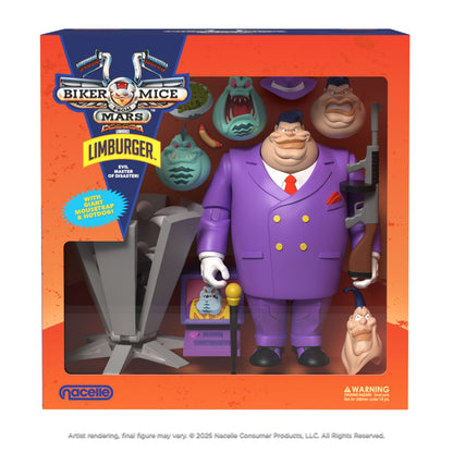 Biker Mice From Mars Les Motards de l'espace figurine Limburger 23 cm - Rue Du Retro