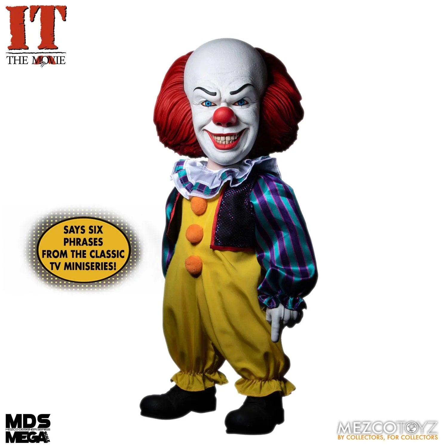 Ça « Il » est revenu 1990 figurine MDS Deluxe Pennywise 38cm Mezco Toys