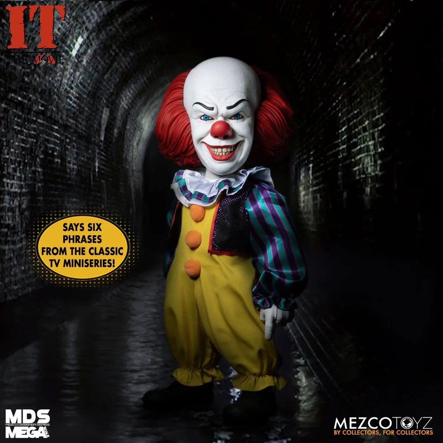 Ça « Il » est revenu 1990 figurine MDS Deluxe Pennywise 38cm Mezco Toys