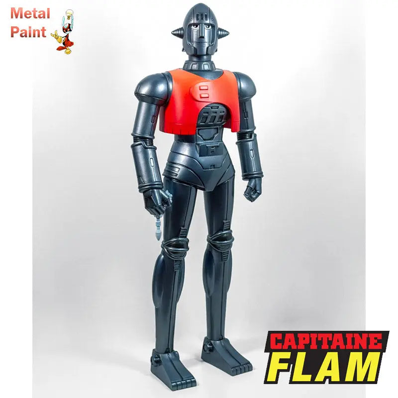 Capitaine Flam Crag Figurine Metallic Paint Exclu 25cm Boite FR HL Pro
