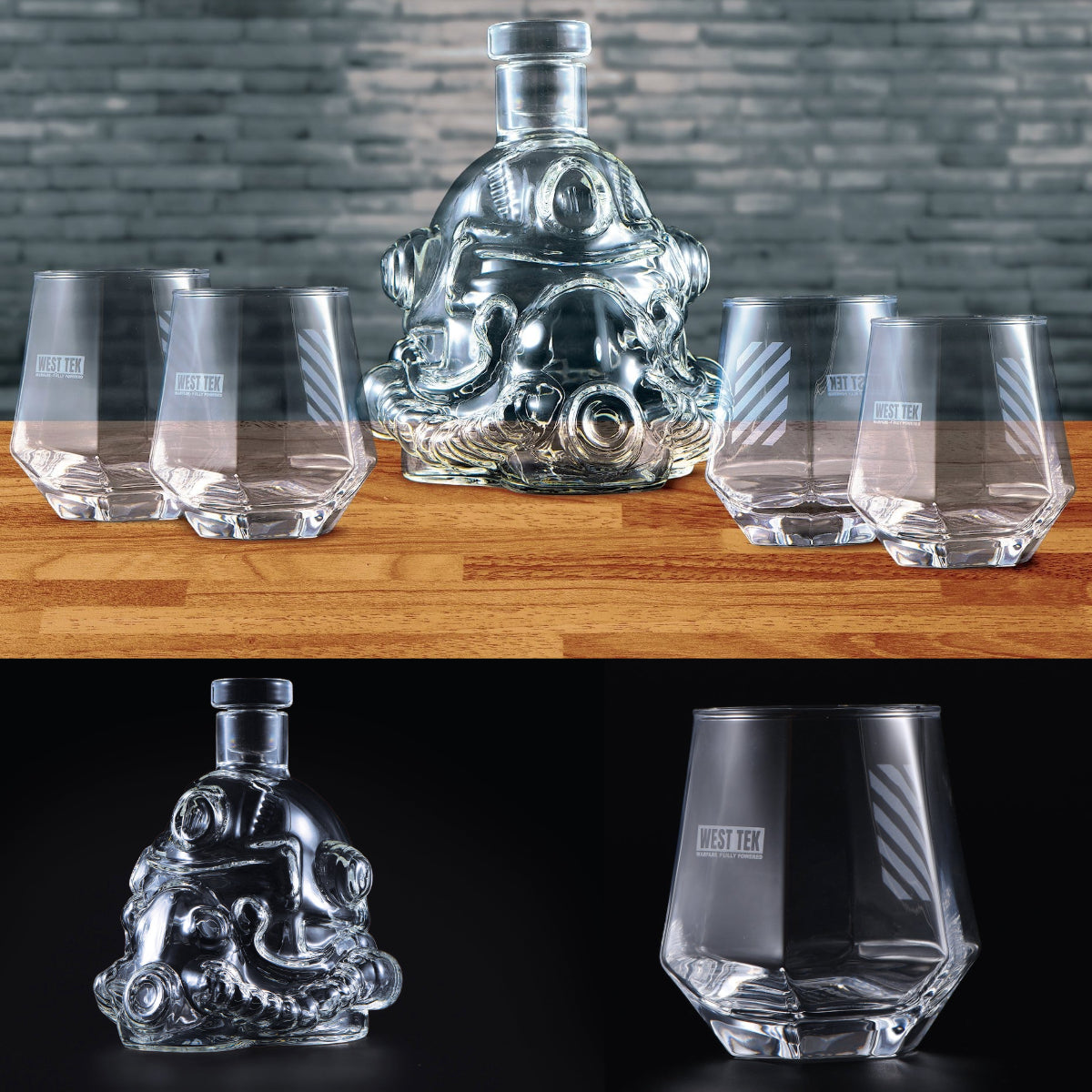 Fallout carafe avec 4 verres T-51 Ukonic