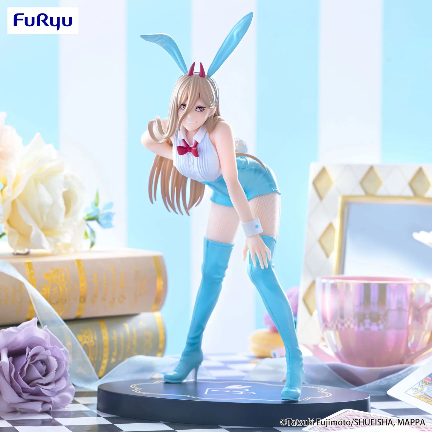Chainsaw Man statuette PVC BiCute Bunnies Power Light Blue Color Ver. 30 cm - Rue Du Retro