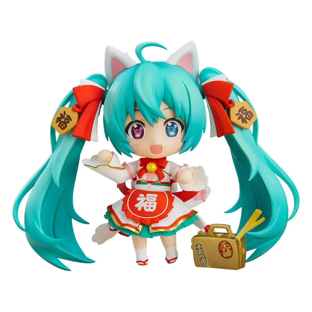 Character Vocal Series 01 figurine Nendoroid Hatsune Miku: Maneki Miku Ver. 10 cm - Rue Du Retro