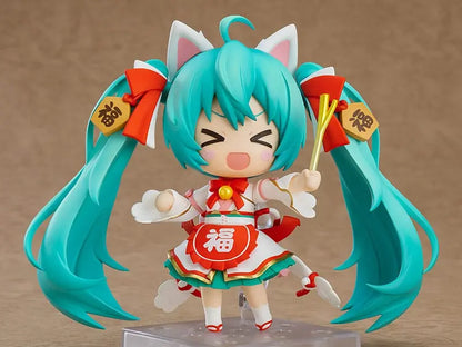 Character Vocal Series 01 figurine Nendoroid Hatsune Miku: Maneki Miku Ver. 10 cm - Rue Du Retro