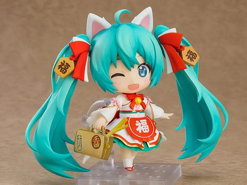 Character Vocal Series 01 figurine Nendoroid Hatsune Miku: Maneki Miku Ver. 10 cm - Rue Du Retro