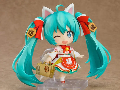 Character Vocal Series 01 figurine Nendoroid Hatsune Miku: Maneki Miku Ver. 10 cm - Rue Du Retro