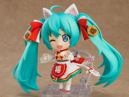 Character Vocal Series 01 figurine Nendoroid Hatsune Miku: Maneki Miku Ver. 10 cm - Rue Du Retro