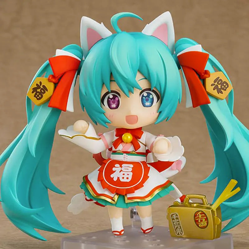 Character Vocal Series 01 figurine Nendoroid Hatsune Miku: Maneki Miku Ver. 10 cm - Rue Du Retro