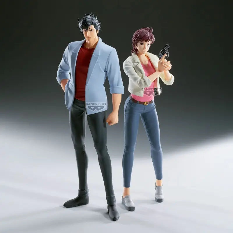 City Hunter Nicky Larson Figure Ryo Saeba 20cm W125 Banpresto