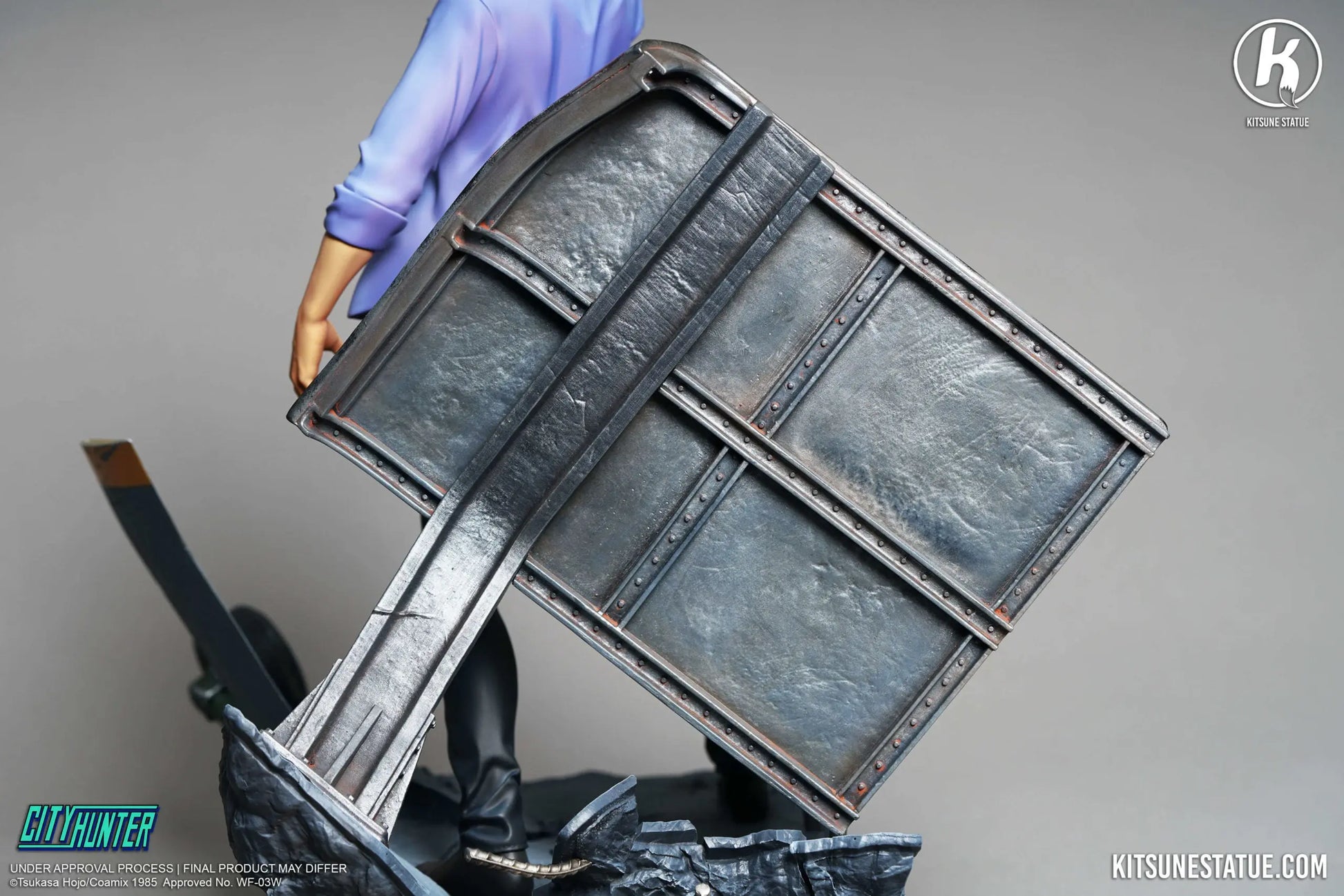 Nicky Larson City Hunter Statue 1/6 Ryo Saeba 36cm kitsune Statue