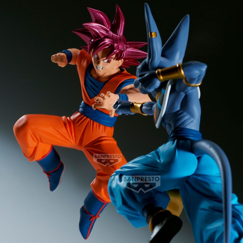DBZ Dragon Ball Super Match Makers Super Saiyan God Son Goku 12cm w128 Banpresto