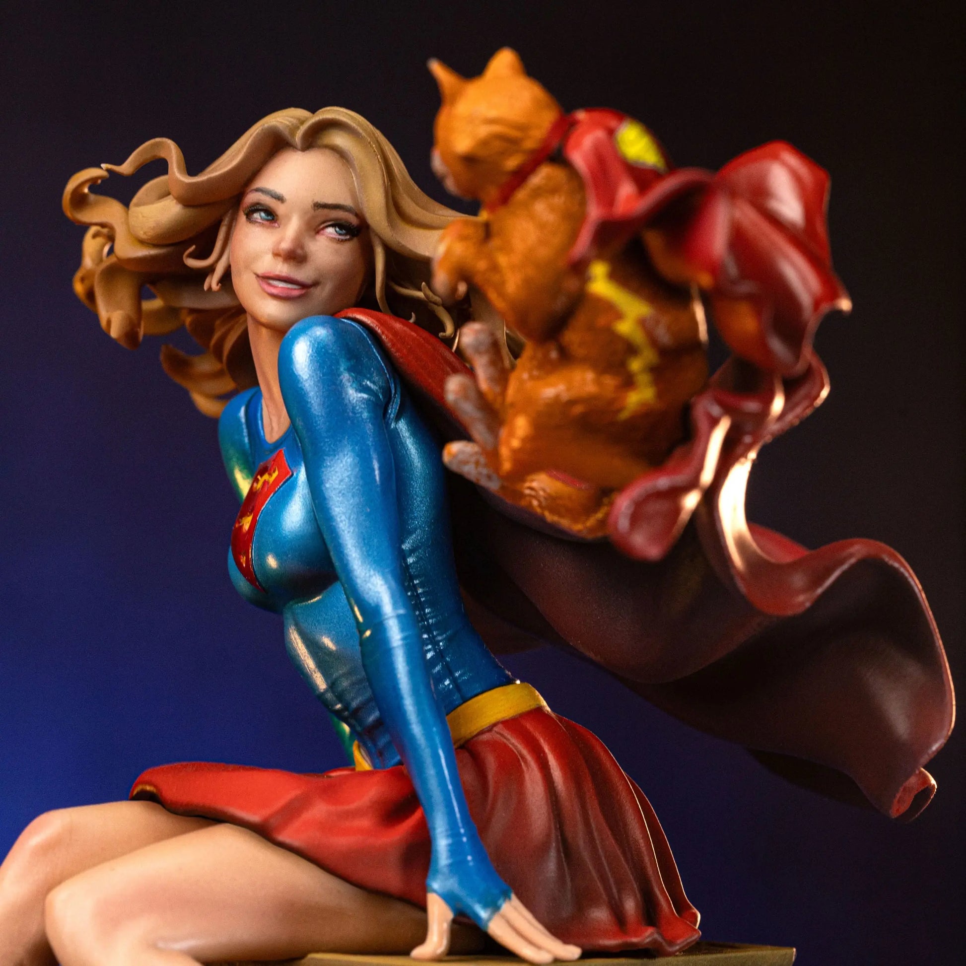 DC Comics statuette 1/10 Art Scale Super Girl Series #8 25 cm ! - Rue Du Retro