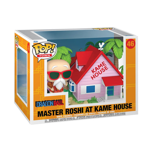 DRAGON BALL Figurine Kame House & Tortue Géniale POP! Funko