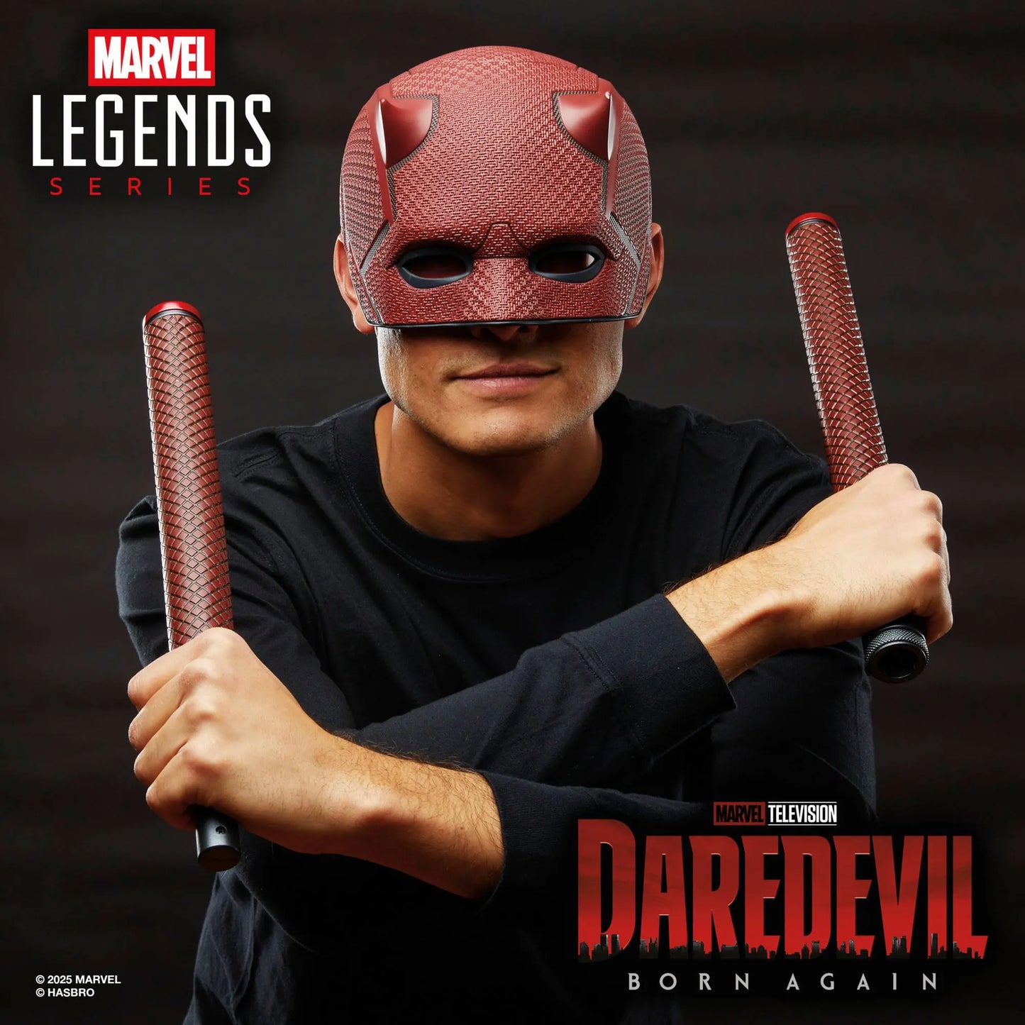 Daredevil masque avec matraque Born Again Cosplay Premium Hasbro