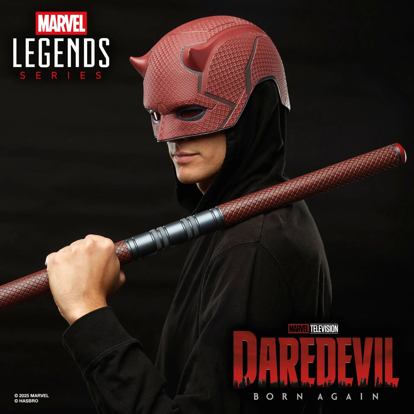 Daredevil masque avec matraque Born Again Cosplay Premium Hasbro