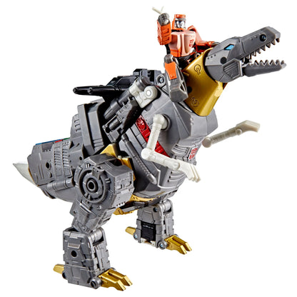Dinobot Grimlock & Autobot Wheelie Transformers The Movie Studio Series Leader Class figurine 22cm Hasbro